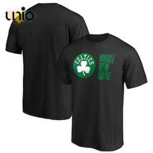 Boston Celtics NBA Whole New Game Black T-Shirt, Jogger, Cap
