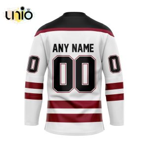 Custom Red Deer Rebels Reverse Retro Pattern Hockey Jersey