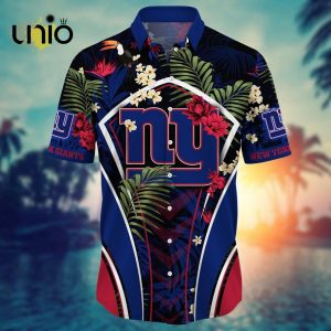 NFL New York Giants Custom Flower Summer Tropical Hawaiian Shirt