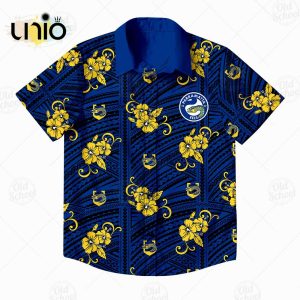 NRL Parramatta Eels Custom Tribal Hawaiian Shirt