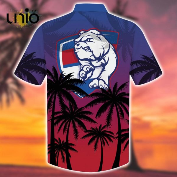 Aloha Western Bulldogs AFL Sport Summer Personalized Hawaiian Shirt