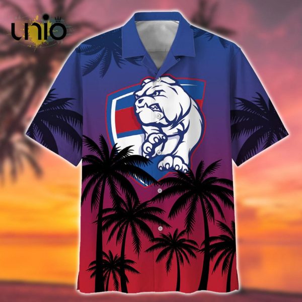 Aloha Western Bulldogs AFL Sport Summer Personalized Hawaiian Shirt