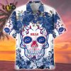 Beach Carolina Panthers NFL Flower Skull Hawaiian Shirt – Limited Edition