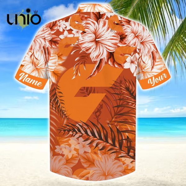 Beach GWS Giants AFL Sport Personalized Hawaiian Shirt