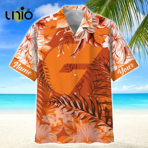 Beach GWS Giants AFL Sport Personalized Hawaiian Shirt