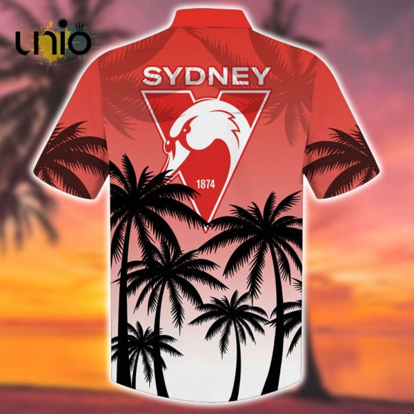 Beach Sydney Swans AFL Sport Summer Personalized Hawaiian Shirt