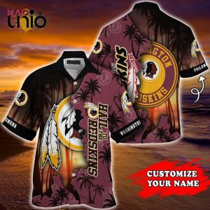 NFL Washington Redskins Custom Hail To Hawaiian Shirt