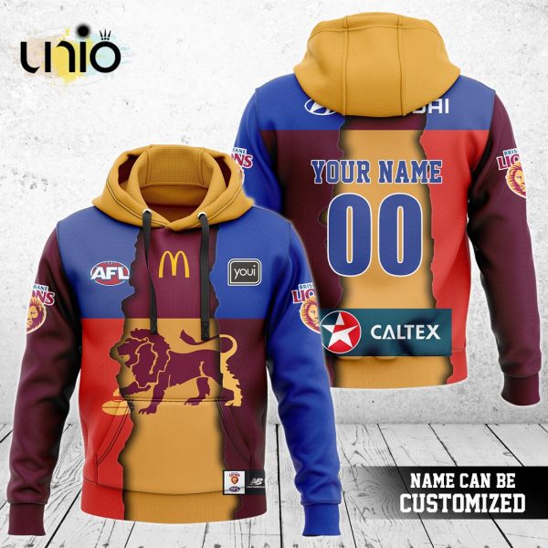 Brisbane Lions AFL Mix Guernseys 2024 Collection Hoodie, Jogger