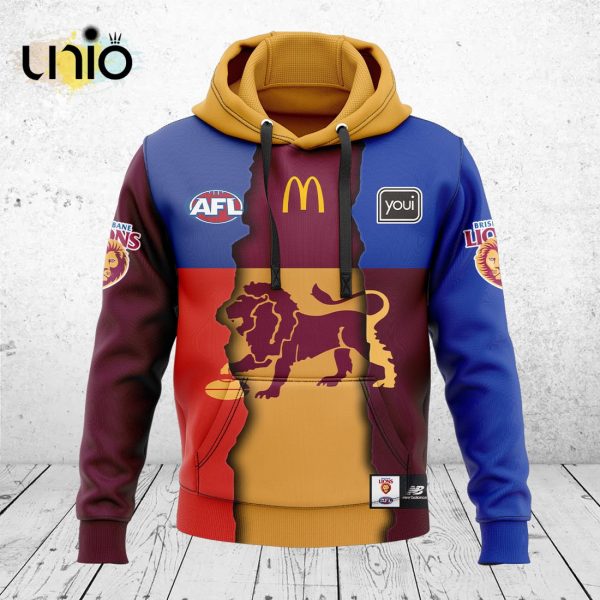 Brisbane Lions AFL Mix Guernseys 2024 Collection Hoodie, Jogger