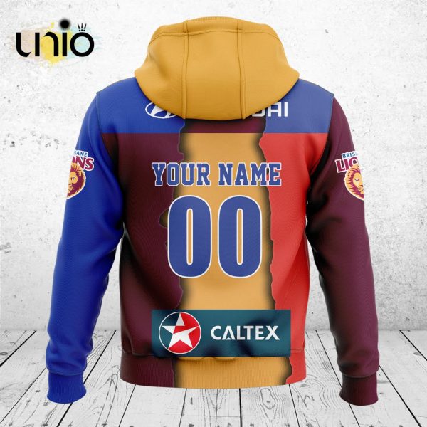 Brisbane Lions AFL Mix Guernseys 2024 Collection Hoodie, Jogger