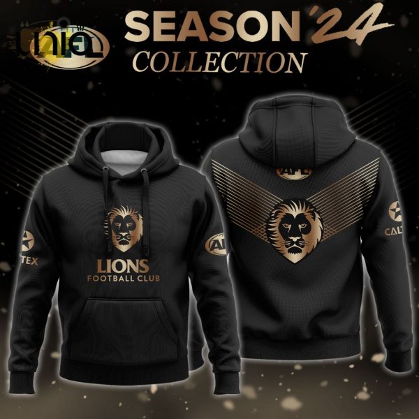 Brisbane Lions Gold Premier 2024 Hoodie, Jogger, Cap Limited Edition