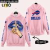 Baltimore Ravens Custom Name Shut The F Up Pink Hoodie