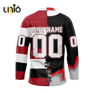 Custom Ottawa 67’s Mix Home And Retro Hockey Jersey