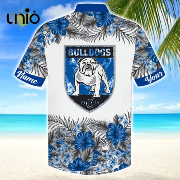 Canterbury Bulldogs NRL Sport Personalized Tropical Hawaiian Shirt