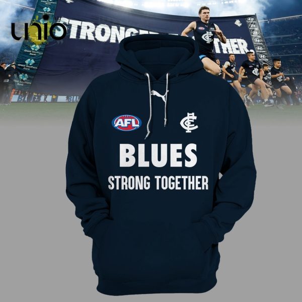 Carlton Blues AFL Charlie Curnow Pullover Hoodie Limited Edition