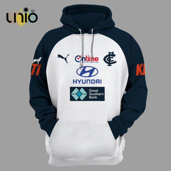 Carlton Blues AFL Great Southern Bank White Hoodie