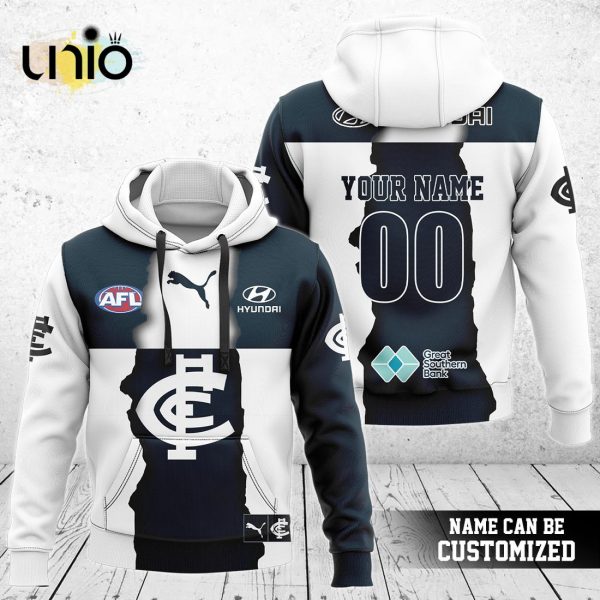 Carlton Blues AFL Mix Guernseys 2024 Collection Hoodie, Jogger