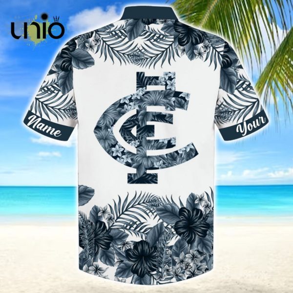 Carlton Blues AFL Sport Personalized Beach Hawaiian Shirt