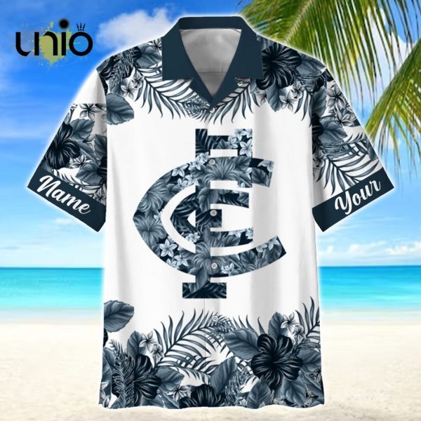 Carlton Blues AFL Sport Personalized Beach Hawaiian Shirt