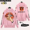 Dallas Cowboys Custom Name Shut The F Up Pink Hoodie