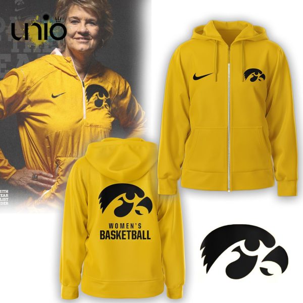 Coach Lisa Bluder Iowa Hawkeyes Gold Hoodie Special Edition