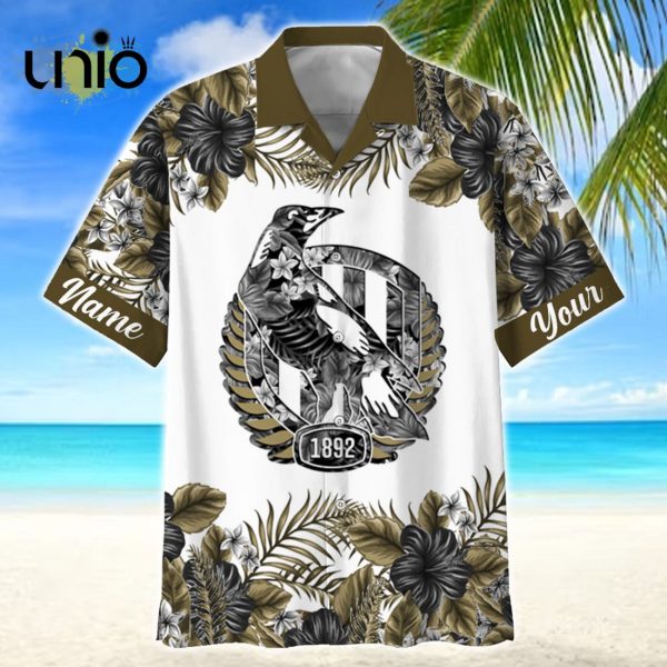 Collingwood Magpies AFL Sport Personalized Aloha Hawaiian Shirt