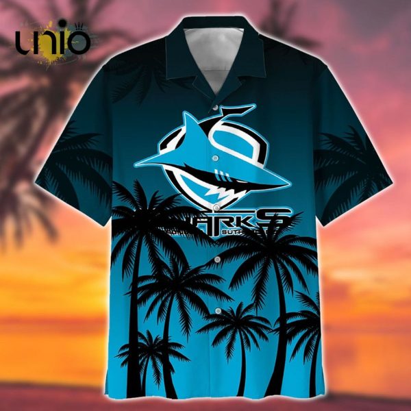 Cronulla Sharks NRL Sport Personalized Beach Hawaiian Shirt