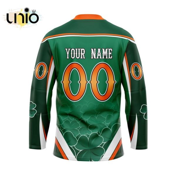 Custom Barrie Colts Team Hockey Jersey For St.Patrick Day