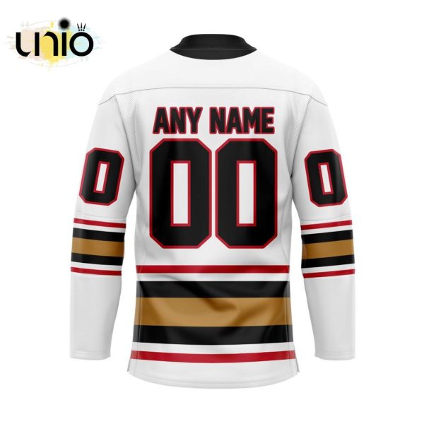 Custom Calgary Hitmen Away Hockey Jersey