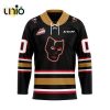 Custom Calgary Hitmen Away Hockey Jersey