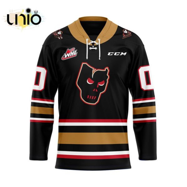 Custom Calgary Hitmen Home Hockey Jersey