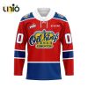 Custom Edmonton Oil Kings Mix Home And Away Hockey Jersey