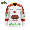 Custom Edmonton Oil Kings Reverse Retro Pattern Hockey Jersey