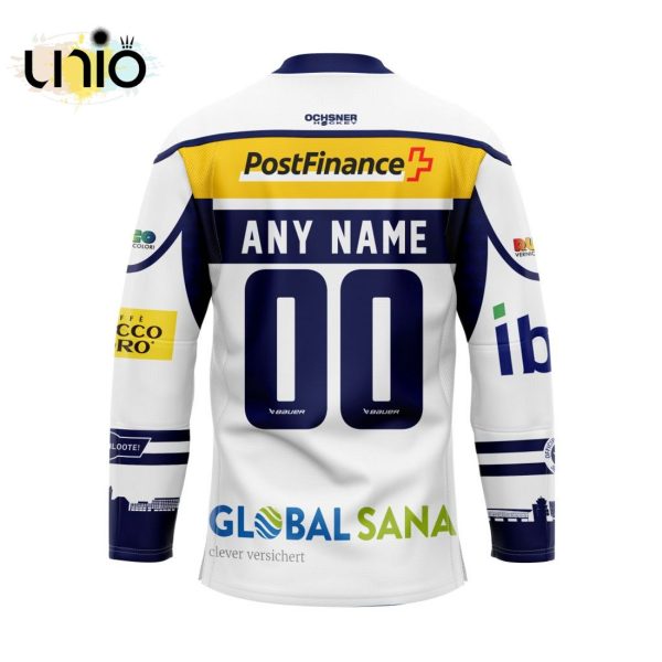 Custom EHC Kloten Away Hockey Jersey