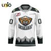 Custom Everett Silvertips Home Hockey Jersey