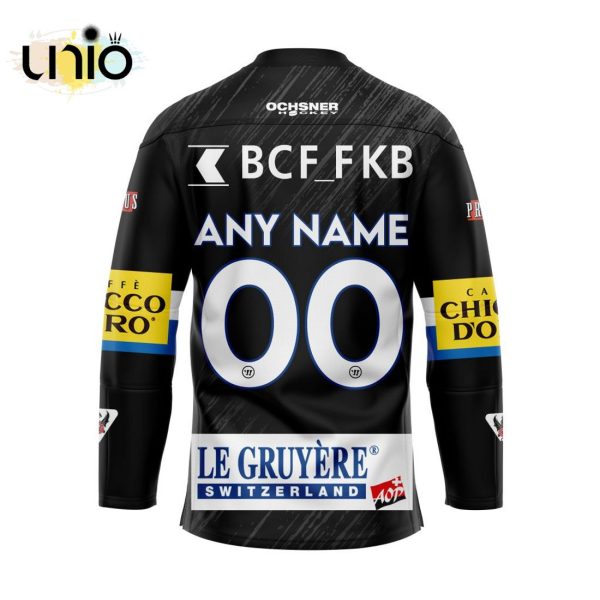 Custom Fribourg-Gottéron Home Jersey Personalized Letters Number