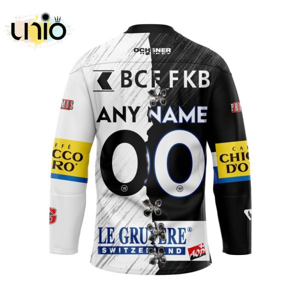 Custom Fribourg-Gottéron Home Mix Away Jersey Personalized Letters Number