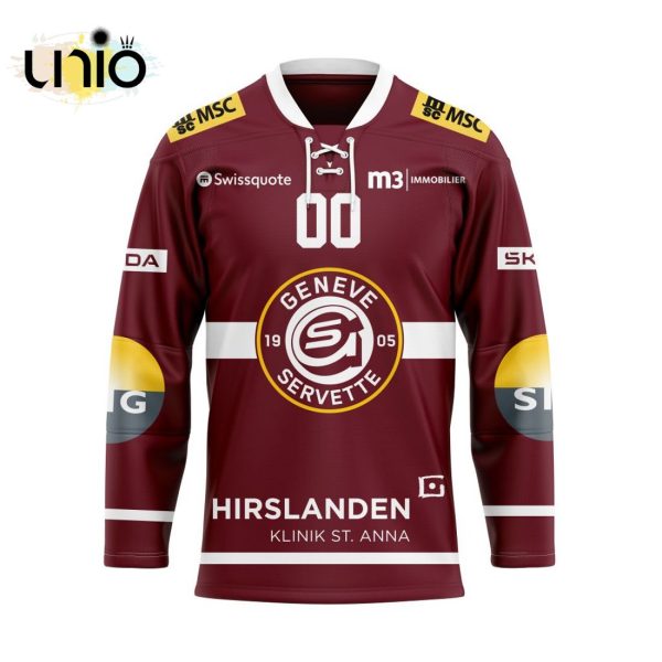 Custom Genève-Servette HC Home Jersey Personalized Letters Number