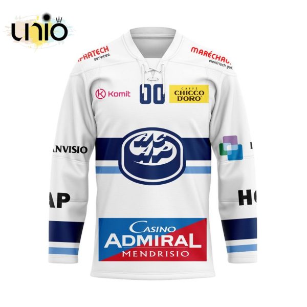 Custom HC Ambrì-Piotta Away Hockey Jersey