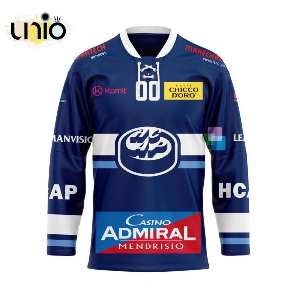 Custom HC Ambrì-Piotta Home Jersey Personalized Letters Number