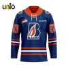 Custom Flint Firebirds Mix Home And Retro Hockey Jersey