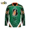 Custom Kelowna Rockets Reverse Retro Pattern Hockey Jersey