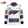 Custom Kelowna Rockets Team Hockey Jersey For St.Patrick Day