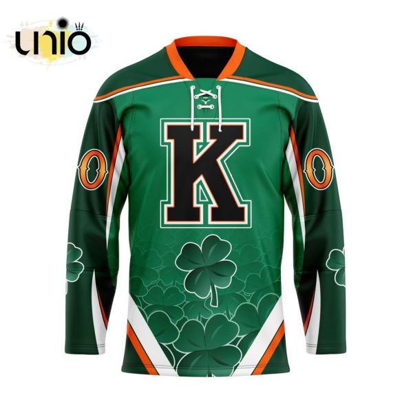 Custom Kingston Frontenacs Team Hockey Jersey For St.Patrick Day