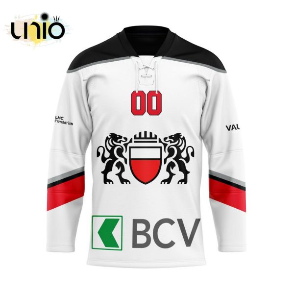 Custom Lausanne HC Away Hockey Jersey