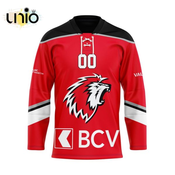 Custom Lausanne HC Home Jersey Personalized Letters Number