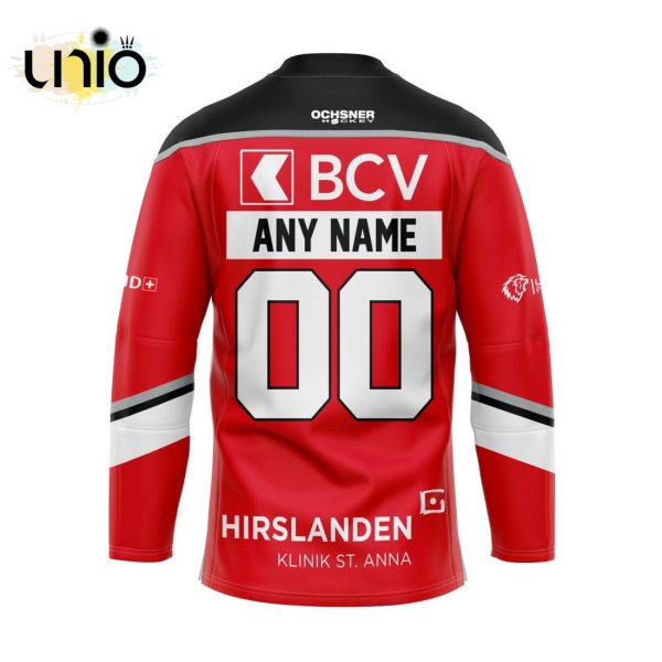 Custom Lausanne HC Home Jersey Personalized Letters Number