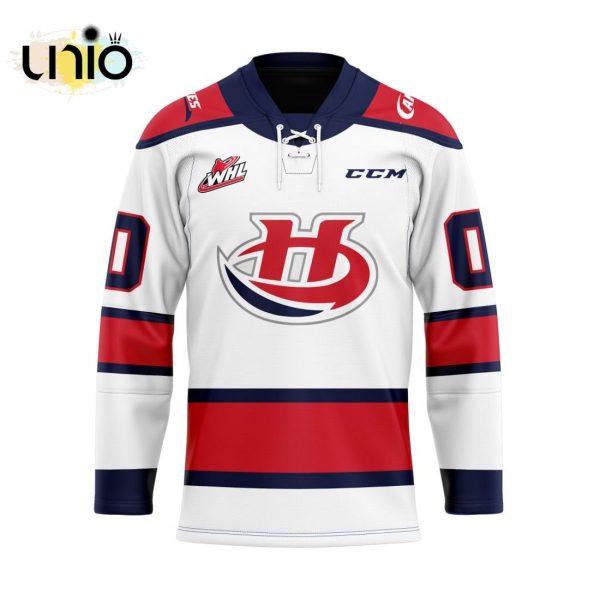 Custom Lethbridge Hurricanes Away Hockey Jersey