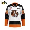 Custom Medicine Hat Tigers Home Hockey Jersey