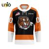 Custom Medicine Hat Tigers Away Hockey Jersey